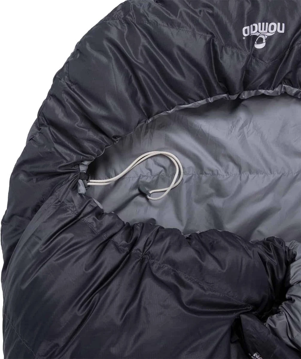 NOMAD® Taurus 400 Slaapzak | 210x80cm Grijs | Lichtgewicht & Kwalitatief | Slaapzak | Incl Hoes 5 NOMAD® Taurus 400 Slaapzak | 210x80cm Grijs | Lichtgewicht & Kwalitatief | Slaapzak | Incl Hoes - Afbeelding 3