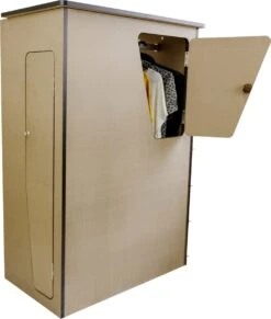 Camper Keuken MDF - Linkerkant EU - Inclusief Kledingstang + Wijnrek - Onbewerkt - Inbouw Kasten Inrichting Kampeerauto Caravan -Buitenkampeer Winkel 1017x1200