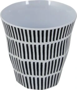 Bo-Camp Servies - Mix & Match - 16 Delig - Zwart/Wit -Buitenkampeer Winkel 1018x1200 1