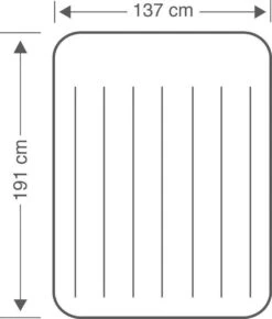 Intex Pillow Rest Classic Full Luchtbed - 2-persoons - 191x137x23 Cm -Buitenkampeer Winkel 1023x1200 2