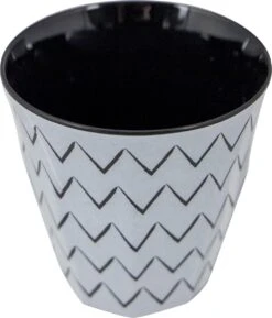 Bo-Camp Servies - Mix & Match - 16 Delig - Zwart/Wit -Buitenkampeer Winkel 1027x1200 1