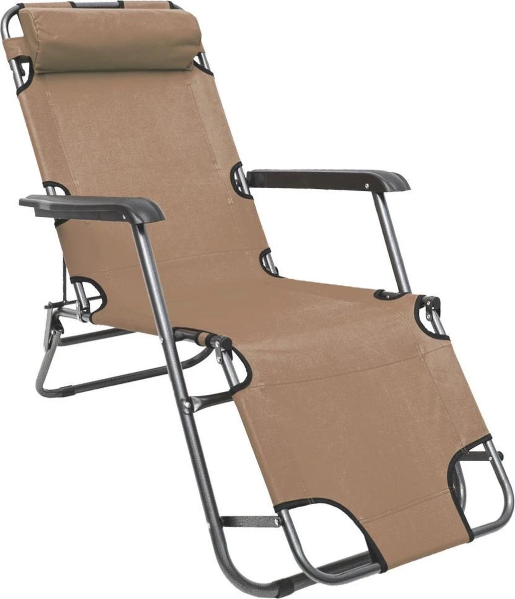 Ligstoel Opvouwbaar 155x60cm - Lichte Ligbed Relaxstoel Tuinstoel Campingstoel Strandstoel 8 Ligstoel Opvouwbaar 155x60cm - Lichte Ligbed Relaxstoel Tuinstoel Campingstoel Strandstoel - Afbeelding 6