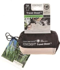 Cocoon TravelSheet - Lakenzak - Egyptisch Katoen - Beige -Buitenkampeer Winkel 1038x1200