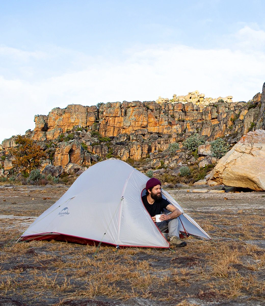 Cloud Up 3 Upgraded - Naturehike® - Tent 3 Persoons - Lichtgewicht Tent - Incl. Grondzeil - 20D 4000MM - Outdoor Kampeertent - Waterdicht - Hiking & Wandelen 8 Cloud Up 3 Upgraded - Naturehike® - Tent 3 Persoons - Lichtgewicht Tent - Incl. Grondzeil - 20D 4000MM - Outdoor Kampeertent - Waterdicht - Hiking & Wandelen - Afbeelding 6