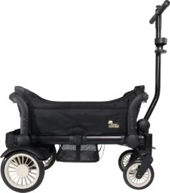 Deryan Luxe Sandy Bolderkar - Duo Buggy - Tandem Buggy - Opvouwbaar - Inklapbare Bolderwagen - Duo Kinderwagen - Zwart -Buitenkampeer Winkel 1061x1200 2