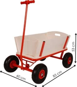 Benson Bolderkar - Bolderwagen Hout - Strandwagen - Kinderen - Boodschappenkar -Buitenkampeer Winkel 1064x1200 3