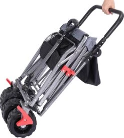 AREBOS Handkar | Transportwagen | Apparatuurwagen | Opvouwbaar | Duwstang| Zwart -Buitenkampeer Winkel 1082x1200 7