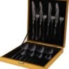 SMILON Bestekset In Koffer Zwart - 16 Delig Messen Vorken Lepels Voor 4 Personen - Camping - Ideaal Voor Reizen, Kamperen, Thuis -Buitenkampeer Winkel 1089x1200 6