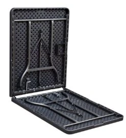 ERRO Vouwtafel - Wickerlook - 180x74cm - Zwart -Buitenkampeer Winkel 1102x1200 2