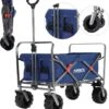 AREBOS Handkar | Transportwagen | Apparatuurwagen | Opvouwbaar | Blauw -Buitenkampeer Winkel 1107x1200