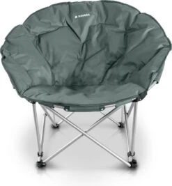 Navaris Klapstoel XXL - Campingstoel Met Opbergtas - Draagbare Stoel Voor Kamperen, Festivals En Vissen -Strandstoel - Inklapbaar - Grijs -Buitenkampeer Winkel 1110x1200 1