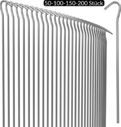 Gardebruk Haringen Set Van 100 Gegalvaniseerd Staal LxØ 200x3,5mm -Buitenkampeer Winkel 1142x1200 6
