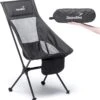 Skandika Campingstoel Compact – Campingstoelen - Campingstoel Tot 150 Kg Belastbaar - Kampeerstoel, Visstoel, Kleine Pakmaat, Opvouwbaar, Stabiel, Licht, Comfortabel Gepolsterd – Draagtas Meegeleverd - Vouwstoel – Zwart -Buitenkampeer Winkel 1167x1200 1