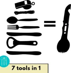 Lynnz® Spork 7 In 1 - Camping Bestek - Campingbestek - Campingservies - Reisbestek - Bestek To Go - Jachtmes - Rambomes -Buitenkampeer Winkel 1170x1200 2