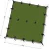 Tarp 3x3 – Olive Green 1 Tarp 3x3 – Olive Green -Buitenkampeer Winkel 1174x1200 3