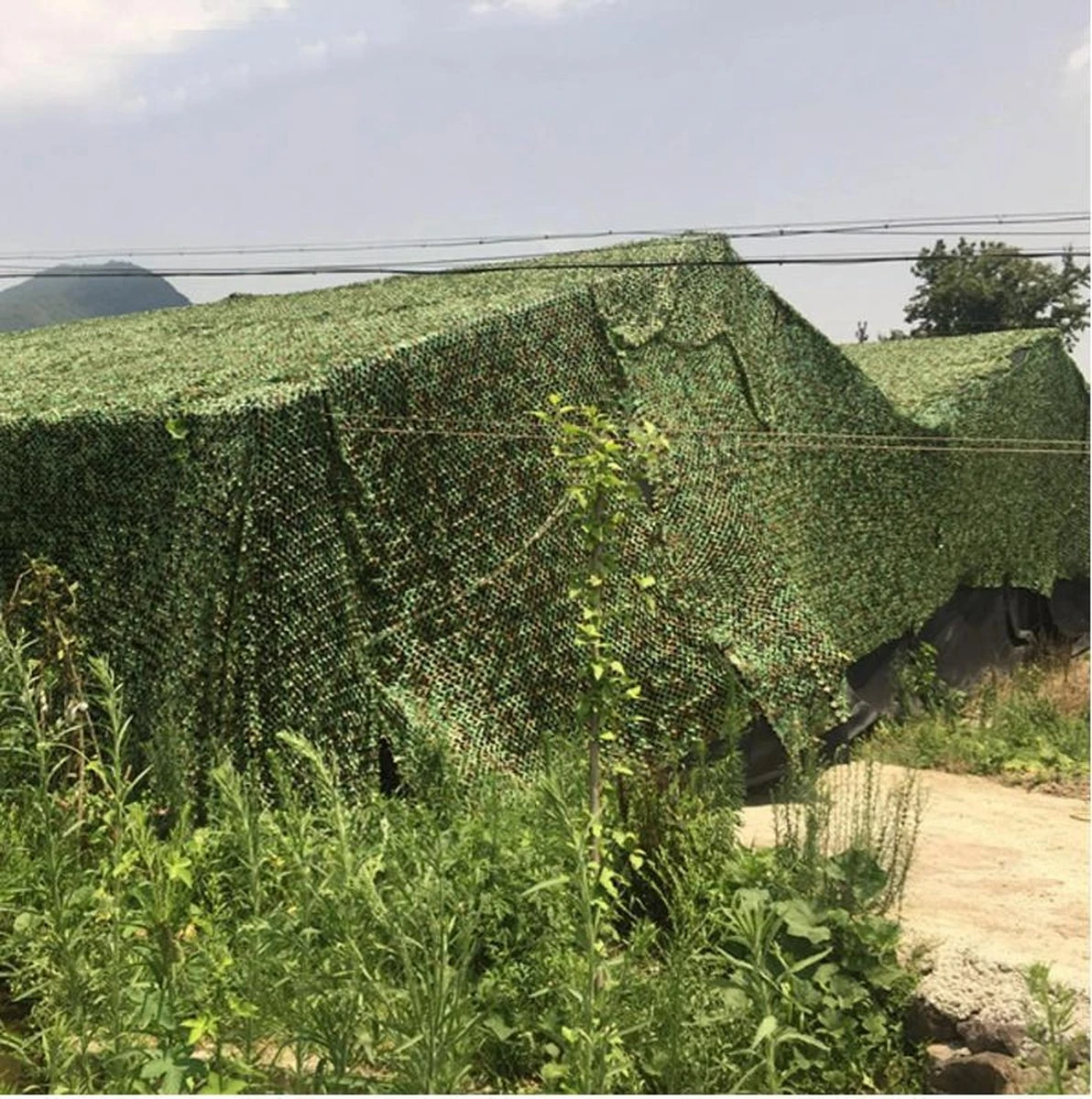 Camouflagenet 3x5m Groen 7 Camouflagenet 3x5m Groen - Afbeelding 5