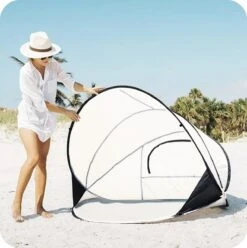 Deryan Luxe Pop Up Strandtent XXL - Anti-UV 50+ - Cream -Buitenkampeer Winkel 1196x1200 4