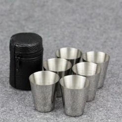 6x Rvs Shot Bekertjes - Borrelglaasjes - Thee/ Koffie Beker - Shotjes Met Leren Case - Bekers 30 ML -Buitenkampeer Winkel 1197x1200 32