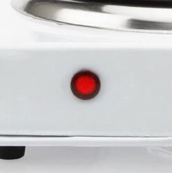 Kookplaat Basic Ø 16 Cm Elektrisch Wit Enkel Pits 1000W 5-standen 22 X 22 X 7 Cm -Buitenkampeer Winkel 1197x1200 33