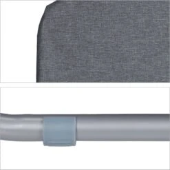 Relaxdays Strandstoel Opvouwbaar - Set Van 2 - Lage Campingstoel - Kampeerstoel Leuning - Grijs -Buitenkampeer Winkel 1198x1200 15