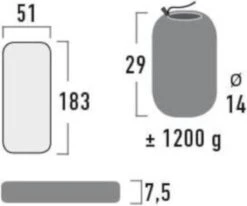 High Peak Dayton - Luchtbed - Donkergrijs -Buitenkampeer Winkel 1200x1000 12