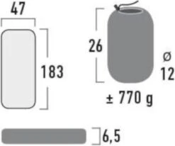 High Peak Tulsa Slaapmat - Donkergrijs 9 High Peak Tulsa Slaapmat - Donkergrijs -Buitenkampeer Winkel 1200x1000 8