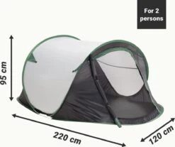 JEMIDI Tweepersoons Pop-up Tent - Opgooitent, Werptent Voor 2 Personen - Ideaal Als Festivaltent Of Kampeertent - Verschillende Kleuren 19 JEMIDI Tweepersoons Pop-up Tent - Opgooitent, Werptent Voor 2 Personen - Ideaal Als Festivaltent Of Kampeertent - Verschillende Kleuren -Buitenkampeer Winkel 1200x1004