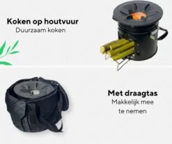 Thuiser Rocket Stove - Kooktoestel Op Houtvuur - Camping Gadget - Buiten Koken Op Vuur - Kookkachel Voor Buiten - Buiten Koken Op Vuur Toestellen - Kampeer Gadgets - Gadgets Mannen - Kampeer Kooktoestel - Kookkachel Op Hout - Met Draagtas -Buitenkampeer Winkel 1200x1006 3