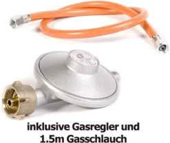 TronicXL Turbo Campingkooktoestel Met 2 Vlammen Aluminium Brander Gasaansluitslang En Drukregelaar, Gasfornuis, Gas, Zwart, Inclusief Draadgaas -Buitenkampeer Winkel 1200x1011 3