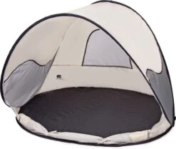 Deryan Luxe Pop Up Strandtent - Anti-UV 50+ - Cream -Buitenkampeer Winkel 1200x1015 1