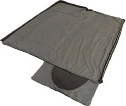 Outwell Slaapzak Contour Rits Links Zwart -Buitenkampeer Winkel 1200x1017