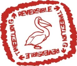 Polydaun Pelikaan Junior - Kinderslaapzak - Blauw/rood - 70x160 Cm Reversibel -Buitenkampeer Winkel 1200x1031