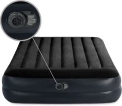 Intex Luchtbed - 2-Persoons - 152 X 203 X 42 Cm - Blauw - Met Pomp + Hoeslaken Wit + Reparatieset -Buitenkampeer Winkel 1200x1046 3