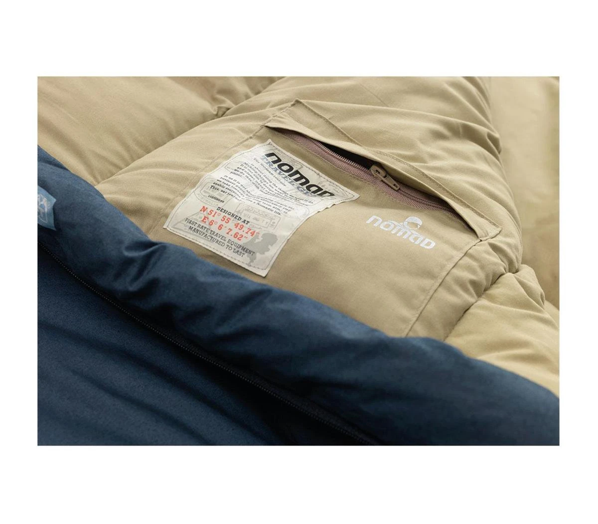 NOMAD® Blazer Classic '78 Slaapzak - Dekenmodel - Max Lichaamslengte 195 Cm 11 NOMAD® Blazer Classic '78 Slaapzak - Dekenmodel - Max Lichaamslengte 195 Cm - Afbeelding 9
