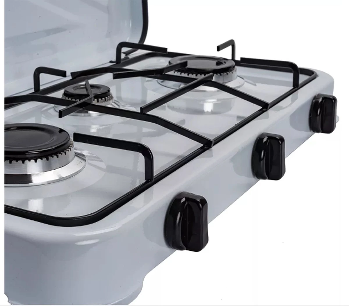 SMH LINE® Gas Kooktoestel 3 Pits XL - Camping Kooktoestel - Gaskomfoor - Incl. Gasslang Set 4 SMH LINE® Gas Kooktoestel 3 Pits XL - Camping Kooktoestel - Gaskomfoor - Incl. Gasslang Set - Afbeelding 2