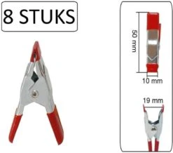 Benson Metalen Veerklem - 50 Mm - 8 Stuks -Buitenkampeer Winkel 1200x1060 3
