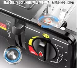 Camping Kooktoestel - Draagbaar Gasfornuis - Incl. 2x Gasflessen En Koffer -Buitenkampeer Winkel 1200x1063 4