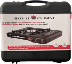 Campingman Draagbaar Gasfornuis - Campingkooktoestel - 1-Pits - Met Koffer -Buitenkampeer Winkel 1200x1068 5