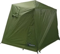 FisherPro Karpertent Met Stormcover – Vistent – Tent - Bescherming Tegen Zon En Wind – 100% Waterdichte Stormhoes – Met Handige Meeneemtas – Ook Geschikt Als Strandtent Of Festivaltent – Extra Veiligheid En Warmte Door Stormcover -Buitenkampeer Winkel 1200x1074