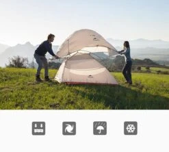 Cloud Up 1 Upgraded - Naturehike® - 1 Persoons Tent - Lichtgewicht Tent - Incl. Grondzeil - 210T 3000mm - Outdoor - Waterdicht - Hiking & Wandelen -Buitenkampeer Winkel 1200x1080