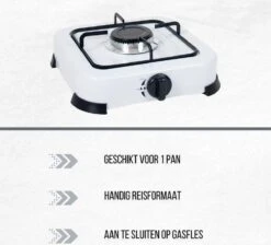 Orange85 Camping - Gaspit - Wit - 1 Pit - 26 Cm - Kamperen - Kooktoestel Camping - Koken -Buitenkampeer Winkel 1200x1087 9