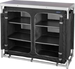 Campart Campingkeuken KI-0734 - Campingkast Groot - 4 Verstelbare Poten - Opvouwbaar En Lichtgewicht - Inclusief Opbergtas - Grijs -Buitenkampeer Winkel 1200x1105 3