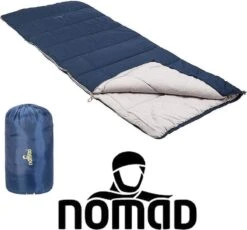 NOMAD® Brisbane Slaapzak | 205x80cm Blauw | Lichtgewicht & Kwalitatief | Dekenmodel Slaapzak | Incl Hoes -Buitenkampeer Winkel 1200x1118 2