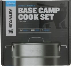 Stanley The Full Kitchen Base Camp Cook Set 3,5L - Campingkookset - Stainless Steel -Buitenkampeer Winkel 1200x1123 3