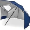 Sport-Brella - Premiere Strandtent - Windscherm - Tochtscherm - Tochtscherm - Stormparaplu - Zonnescherml - Blauw -Buitenkampeer Winkel 1200x1124 4