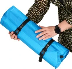 Springos Slaapmat | Zelfopblazend | 186 Cm | Inclusief Hoes & Hoofdkussen | Lichtblauw -Buitenkampeer Winkel 1200x1149 3