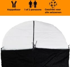 Deryan Cocoon Pop Up Tent - Slaapzak - Luchtbed - Luchtpomp - 4 Persoons - Zilver -Buitenkampeer Winkel 1200x1158