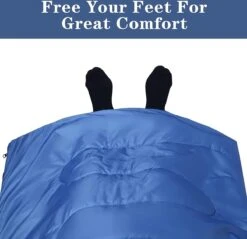 HikeMeister ® Mummy Slaapzak Kamperen Blauw Ca. 220 X 75 Cm Met Draagtas -Buitenkampeer Winkel 1200x1162 6