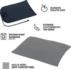 Dutch Mountains Slaapzak Goeree XL - Kussen 25x15cm - 220x90cm Katoenen Slaapzak - Tochtstrip -Buitenkampeer Winkel 1200x1163 2