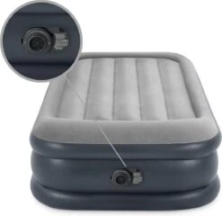 Intex Luchtbed - 1-Persoons - 99 X 191 X 42 Cm - Grijs - Met Pomp, Hoeslaken Antraciet En Reparatieset 13 Intex Luchtbed - 1-Persoons - 99 X 191 X 42 Cm - Grijs - Met Pomp, Hoeslaken Antraciet En Reparatieset -Buitenkampeer Winkel 1200x1166 16